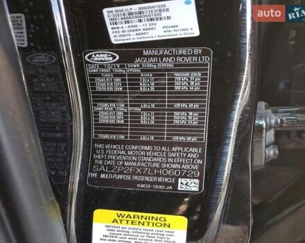Черный Ленд Ровер Рендж Ровер Эвок, объемом двигателя 0 л и пробегом 88 тыс. км за 8900 $, фото 11 на Automoto.ua
