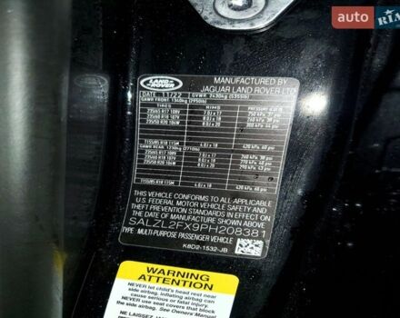 Черный Ленд Ровер Рендж Ровер Эвок, объемом двигателя 2 л и пробегом 40 тыс. км за 10000 $, фото 11 на Automoto.ua