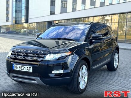 Черный Ленд Ровер Рендж Ровер Эвок, объемом двигателя 2 л и пробегом 210 тыс. км за 14500 $, фото 1 на Automoto.ua