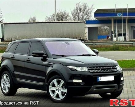Черный Ленд Ровер Рендж Ровер Эвок, объемом двигателя 2 л и пробегом 117 тыс. км за 17500 $, фото 1 на Automoto.ua