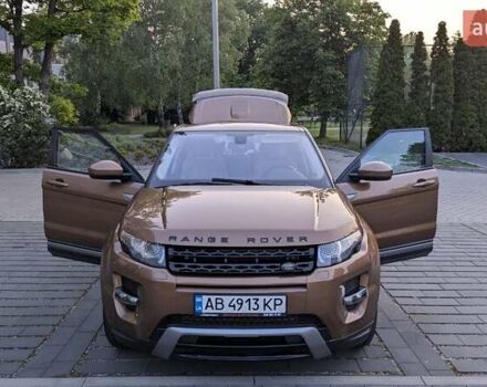 Коричневый Ленд Ровер Рендж Ровер Эвок, объемом двигателя 2 л и пробегом 129 тыс. км за 17300 $, фото 2 на Automoto.ua