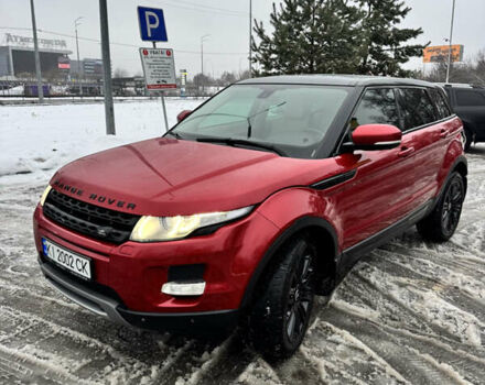 Красный Ленд Ровер Рендж Ровер Эвок, объемом двигателя 2 л и пробегом 210 тыс. км за 15000 $, фото 1 на Automoto.ua