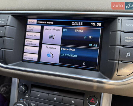 Красный Ленд Ровер Рендж Ровер Эвок, объемом двигателя 2.2 л и пробегом 97 тыс. км за 17500 $, фото 10 на Automoto.ua