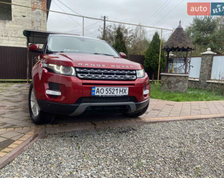 Червоний Ленд Ровер Рендж Ровер Евок, об'ємом двигуна 2.18 л та пробігом 124 тис. км за 22800 $, фото 2 на Automoto.ua