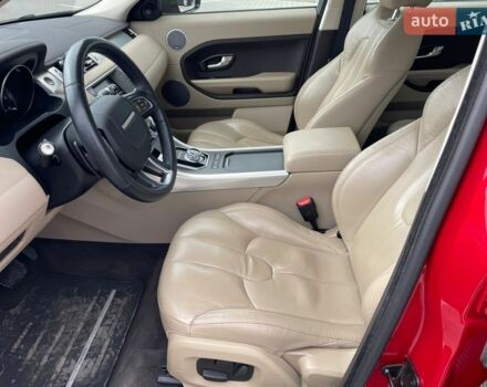 Красный Ленд Ровер Рендж Ровер Эвок, объемом двигателя 2.18 л и пробегом 66 тыс. км за 21900 $, фото 11 на Automoto.ua