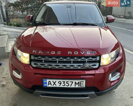 Красный Ленд Ровер Рендж Ровер Эвок, объемом двигателя 2 л и пробегом 90 тыс. км за 18000 $, фото 1 на Automoto.ua