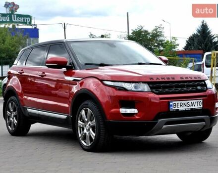 Червоний Ленд Ровер Рендж Ровер Евок, об'ємом двигуна 2 л та пробігом 95 тис. км за 13500 $, фото 1 на Automoto.ua