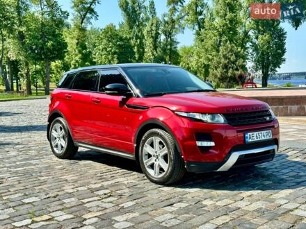 Червоний Ленд Ровер Рендж Ровер Евок, об'ємом двигуна 2.18 л та пробігом 91 тис. км за 18900 $, фото 1 на Automoto.ua