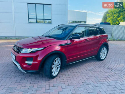 Червоний Ленд Ровер Рендж Ровер Евок, об'ємом двигуна 2.18 л та пробігом 146 тис. км за 19500 $, фото 1 на Automoto.ua