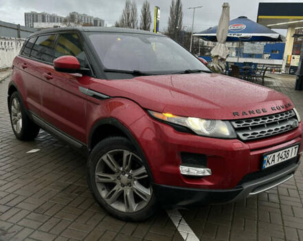 Красный Ленд Ровер Рендж Ровер Эвок, объемом двигателя 2 л и пробегом 151 тыс. км за 15600 $, фото 1 на Automoto.ua
