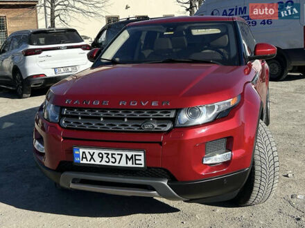Красный Ленд Ровер Рендж Ровер Эвок, объемом двигателя 2 л и пробегом 90 тыс. км за 18000 $, фото 1 на Automoto.ua