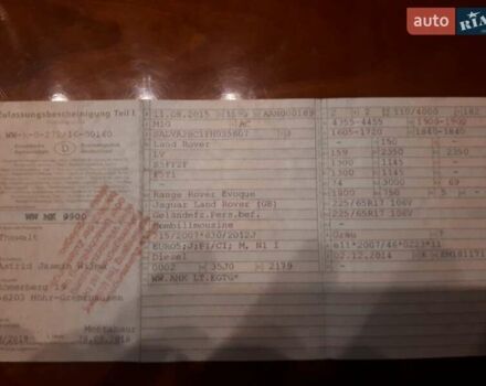 Серый Ленд Ровер Рендж Ровер Эвок, объемом двигателя 2.18 л и пробегом 207 тыс. км за 23000 $, фото 86 на Automoto.ua