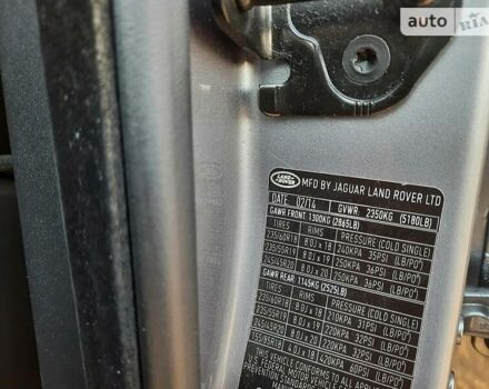 Сірий Ленд Ровер Рендж Ровер Евок, об'ємом двигуна 2 л та пробігом 137 тис. км за 15555 $, фото 41 на Automoto.ua