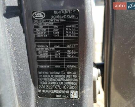 Сірий Ленд Ровер Рендж Ровер Евок, об'ємом двигуна 2 л та пробігом 72 тис. км за 11000 $, фото 11 на Automoto.ua