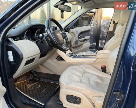 Синій Ленд Ровер Рендж Ровер Евок, об'ємом двигуна 2.18 л та пробігом 220 тис. км за 14900 $, фото 11 на Automoto.ua