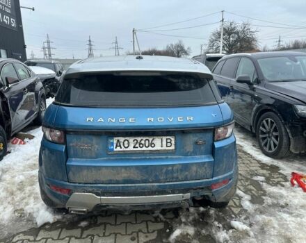 Синий Ленд Ровер Рендж Ровер Эвок, объемом двигателя 2.2 л и пробегом 170 тыс. км за 8000 $, фото 1 на Automoto.ua