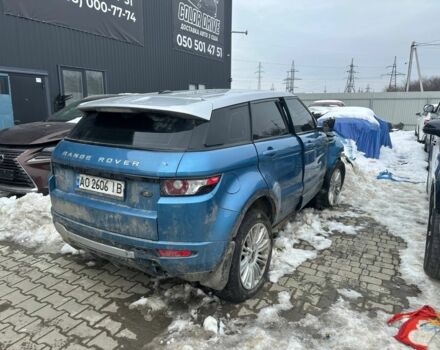 Синий Ленд Ровер Рендж Ровер Эвок, объемом двигателя 2.2 л и пробегом 170 тыс. км за 8000 $, фото 2 на Automoto.ua