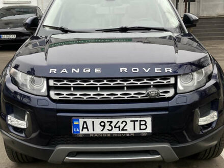 Синий Ленд Ровер Рендж Ровер Эвок, объемом двигателя 2 л и пробегом 215 тыс. км за 16500 $, фото 1 на Automoto.ua