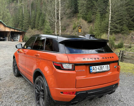 Оранжевый Ленд Ровер Рендж Ровер Эвок, объемом двигателя 2 л и пробегом 80 тыс. км за 23000 $, фото 2 на Automoto.ua