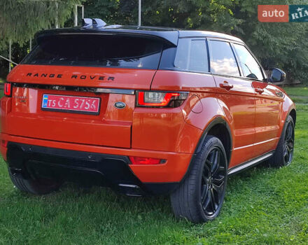 Помаранчевий Ленд Ровер Рендж Ровер Евок, об'ємом двигуна 2 л та пробігом 90 тис. км за 25950 $, фото 37 на Automoto.ua