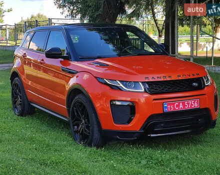 Помаранчевий Ленд Ровер Рендж Ровер Евок, об'ємом двигуна 2 л та пробігом 90 тис. км за 25950 $, фото 48 на Automoto.ua