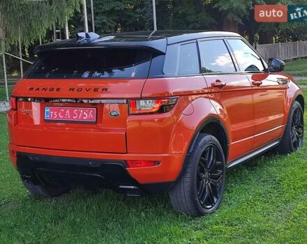 Помаранчевий Ленд Ровер Рендж Ровер Евок, об'ємом двигуна 2 л та пробігом 95 тис. км за 22950 $, фото 17 на Automoto.ua