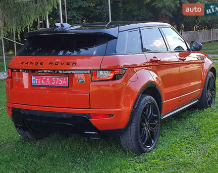 Помаранчевий Ленд Ровер Рендж Ровер Евок, об'ємом двигуна 2 л та пробігом 90 тис. км за 25950 $, фото 36 на Automoto.ua