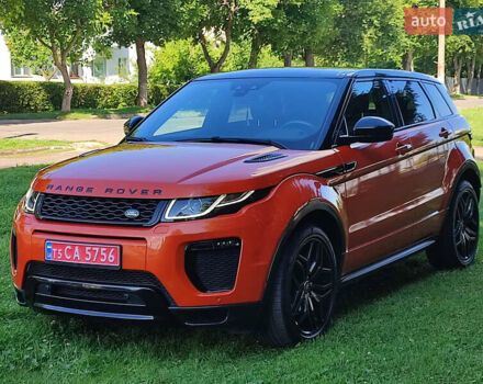 Оранжевый Ленд Ровер Рендж Ровер Эвок, объемом двигателя 2 л и пробегом 90 тыс. км за 25950 $, фото 1 на Automoto.ua