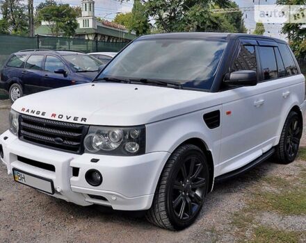 Білий Ленд Ровер Range Rover Sport, об'ємом двигуна 4.2 л та пробігом 175 тис. км за 17000 $, фото 16 на Automoto.ua