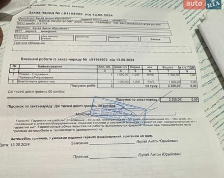 Белый Ленд Ровер Рендж Ровер Спорт, объемом двигателя 5 л и пробегом 148 тыс. км за 15500 $, фото 44 на Automoto.ua