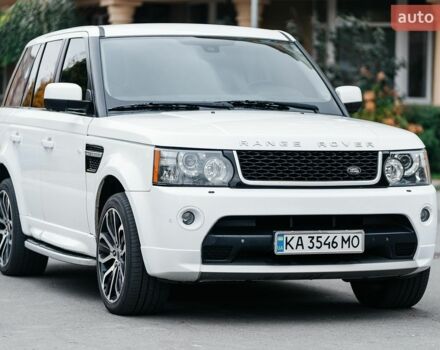 Білий Ленд Ровер Range Rover Sport, об'ємом двигуна 5 л та пробігом 157 тис. км за 12500 $, фото 13 на Automoto.ua