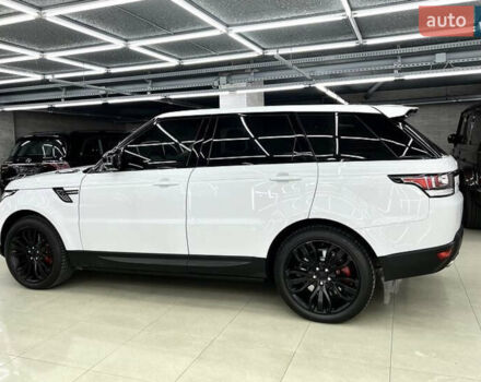 Білий Ленд Ровер Range Rover Sport, об'ємом двигуна 5 л та пробігом 119 тис. км за 39500 $, фото 18 на Automoto.ua