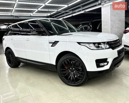 Білий Ленд Ровер Range Rover Sport, об'ємом двигуна 5 л та пробігом 119 тис. км за 39500 $, фото 27 на Automoto.ua