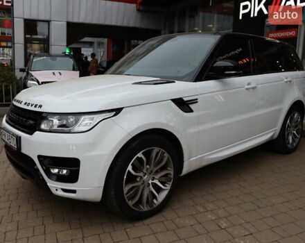 Білий Ленд Ровер Range Rover Sport, об'ємом двигуна 5 л та пробігом 123 тис. км за 29900 $, фото 1 на Automoto.ua