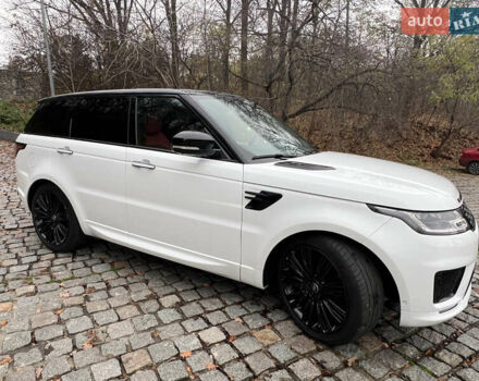 Белый Ленд Ровер Рендж Ровер Спорт, объемом двигателя 5 л и пробегом 100 тыс. км за 58000 $, фото 6 на Automoto.ua
