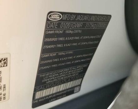 Білий Ленд Ровер Range Rover Sport, об'ємом двигуна 3 л та пробігом 91 тис. км за 27700 $, фото 11 на Automoto.ua