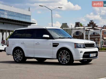 Білий Ленд Ровер Range Rover Sport, об'ємом двигуна 5 л та пробігом 193 тис. км за 17500 $, фото 1 на Automoto.ua