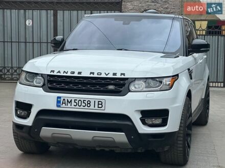 Білий Ленд Ровер Range Rover Sport, об'ємом двигуна 3 л та пробігом 161 тис. км за 22950 $, фото 1 на Automoto.ua