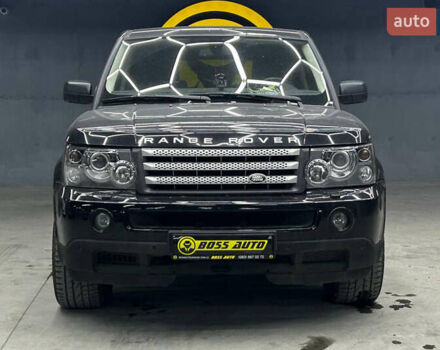 Черный Ленд Ровер Рендж Ровер Спорт, объемом двигателя 4.2 л и пробегом 207 тыс. км за 9900 $, фото 1 на Automoto.ua