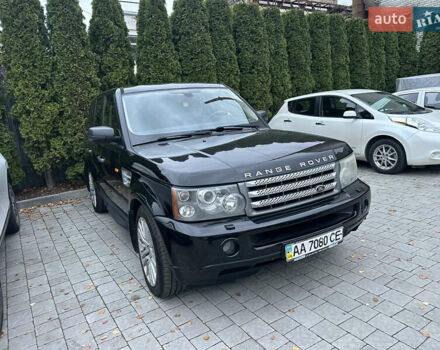 Черный Ленд Ровер Рендж Ровер Спорт, объемом двигателя 4.2 л и пробегом 219 тыс. км за 11200 $, фото 1 на Automoto.ua