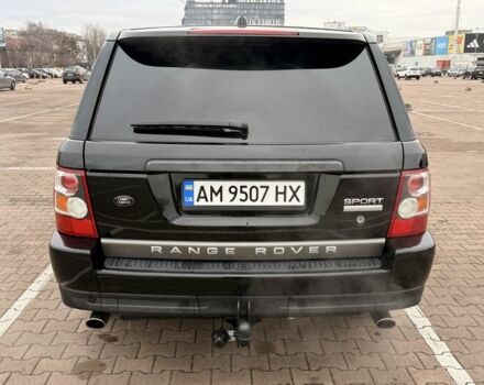 Черный Ленд Ровер Рендж Ровер Спорт, объемом двигателя 4.2 л и пробегом 210 тыс. км за 9900 $, фото 2 на Automoto.ua