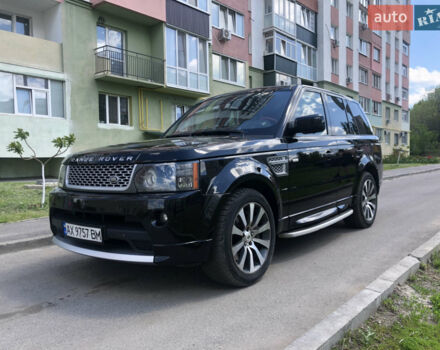 Чорний Ленд Ровер Range Rover Sport, об'ємом двигуна 5 л та пробігом 136 тис. км за 24300 $, фото 4 на Automoto.ua