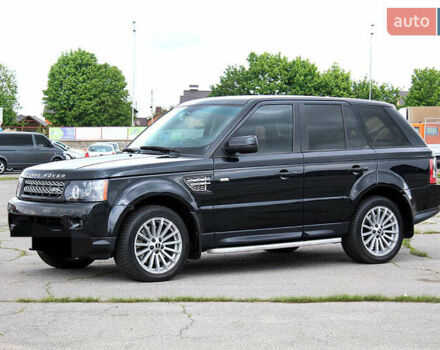 Черный Ленд Ровер Рендж Ровер Спорт, объемом двигателя 3 л и пробегом 191 тыс. км за 16800 $, фото 1 на Automoto.ua