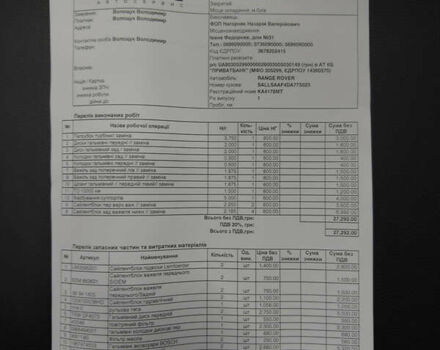 Черный Ленд Ровер Рендж Ровер Спорт, объемом двигателя 2.99 л и пробегом 225 тыс. км за 11500 $, фото 22 на Automoto.ua