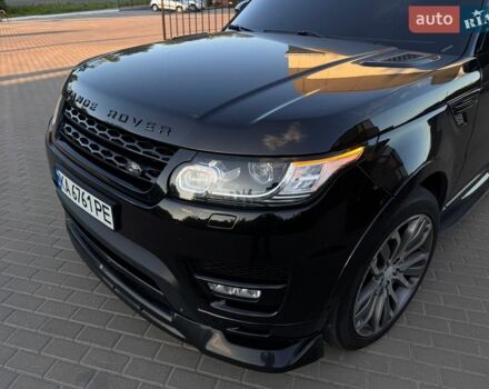 Чорний Ленд Ровер Range Rover Sport, об'ємом двигуна 5 л та пробігом 206 тис. км за 24900 $, фото 12 на Automoto.ua