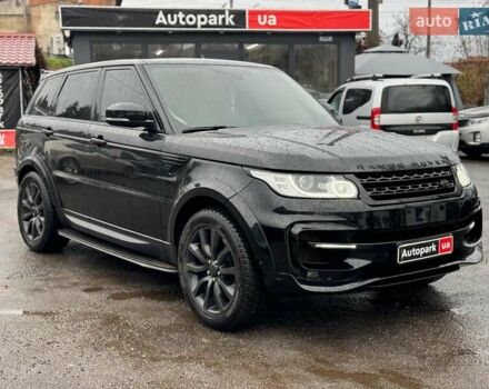 Черный Ленд Ровер Рендж Ровер Спорт, объемом двигателя 3 л и пробегом 222 тыс. км за 32990 $, фото 1 на Automoto.ua