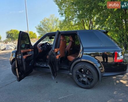 Чорний Ленд Ровер Range Rover Sport, об'ємом двигуна 5 л та пробігом 180 тис. км за 12000 $, фото 14 на Automoto.ua