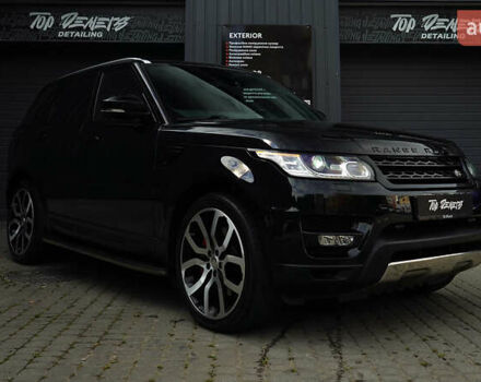 Чорний Ленд Ровер Range Rover Sport, об'ємом двигуна 5 л та пробігом 120 тис. км за 28999 $, фото 2 на Automoto.ua