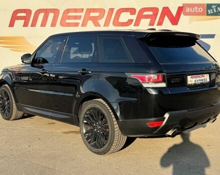 Чорний Ленд Ровер Range Rover Sport, об'ємом двигуна 5 л та пробігом 197 тис. км за 24990 $, фото 5 на Automoto.ua