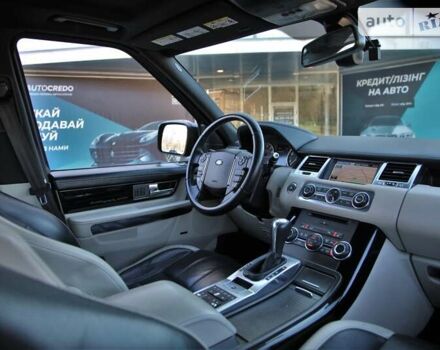 Чорний Ленд Ровер Range Rover Sport, об'ємом двигуна 5 л та пробігом 105 тис. км за 25700 $, фото 9 на Automoto.ua